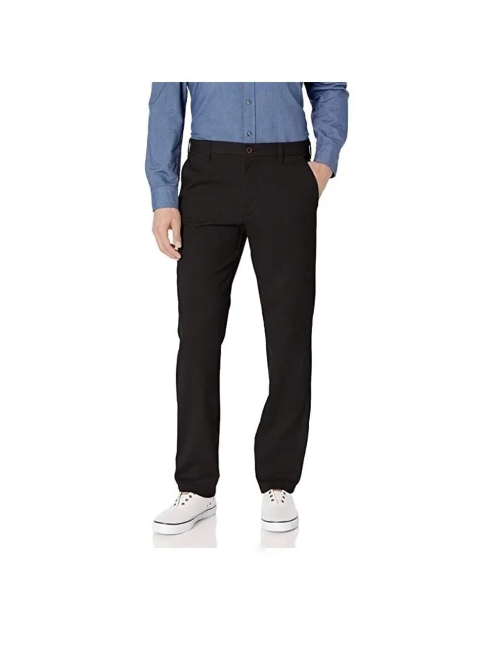 NWT-Izod Performance Stretch Non-Iron ComfortFlex Straight Black Dress Pants